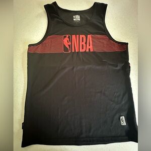 NBA Athletic Tank Top Men’s Large Black & Red! Basketball!
